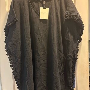 Black swim coverup Tuckernuck Pomander